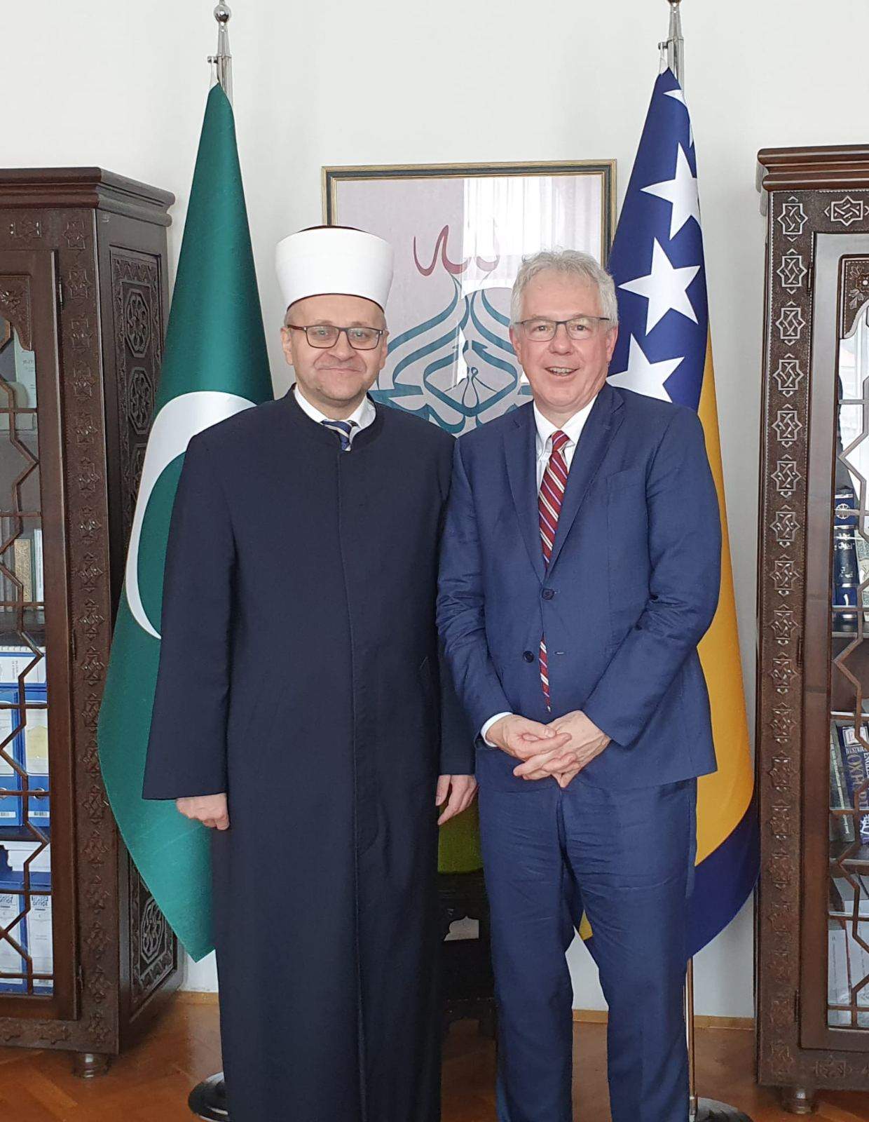 Muftija-Ambasador 1.jpg - Američki ambasador posjetio muftiju mostarskog: Puno razumijevanje za zahtjeve Islamske zajednice